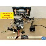 OEM 1975 Cadillac Eldorado Deville Fleetwood Calais Commercial Chassis UNDER DASH FUSE BOX PANEL